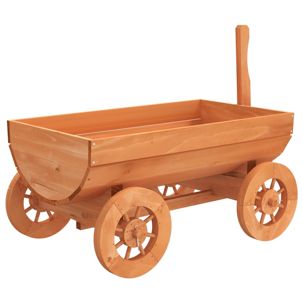 Wagen decoratief 70x43x54 cm massief vurenhout - AllerleiShop