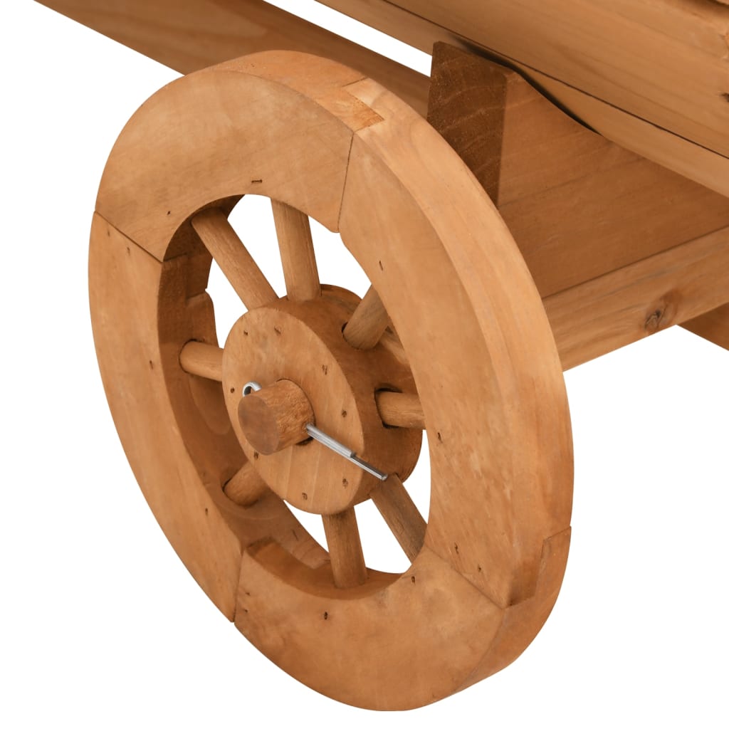 Wagen decoratief 70x43x54 cm massief vurenhout - AllerleiShop