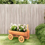 Wagen decoratief 70x43x54 cm massief vurenhout - AllerleiShop