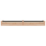 Plantenbak verhoogd met voering 240x45x25 cm massief vurenhout - AllerleiShop