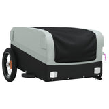 Fietstrailer 30 kg ijzer zwart en grijs - AllerleiShop