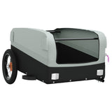 Fietstrailer 30 kg ijzer zwart en grijs - AllerleiShop