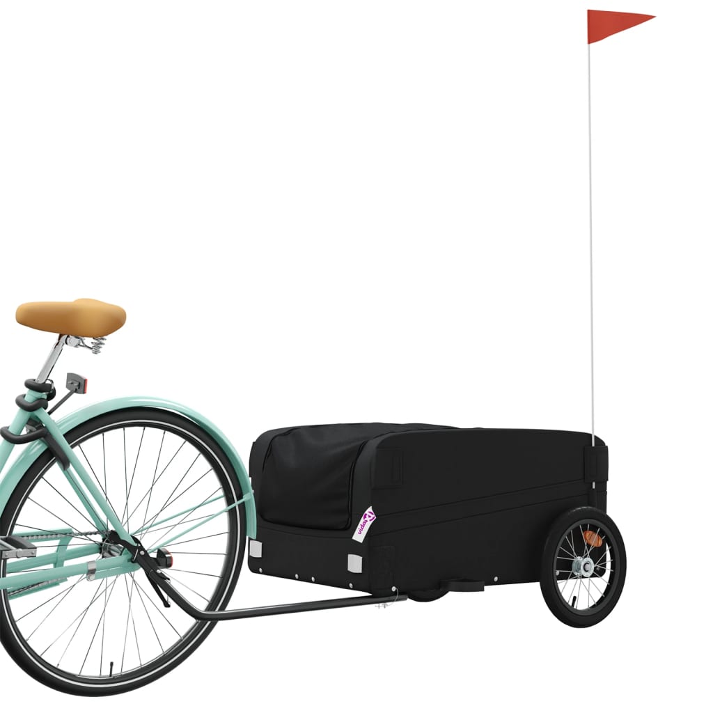 Fietstrailer 45 kg ijzer zwart - AllerleiShop