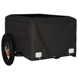 Fietstrailer 30 kg ijzer zwart en oranje - AllerleiShop