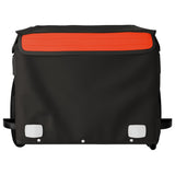 Fietstrailer 30 kg ijzer zwart en oranje - AllerleiShop