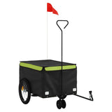 Fietstrailer 30 kg ijzer zwart en groen - AllerleiShop