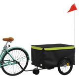 Fietstrailer 30 kg ijzer zwart en groen - AllerleiShop