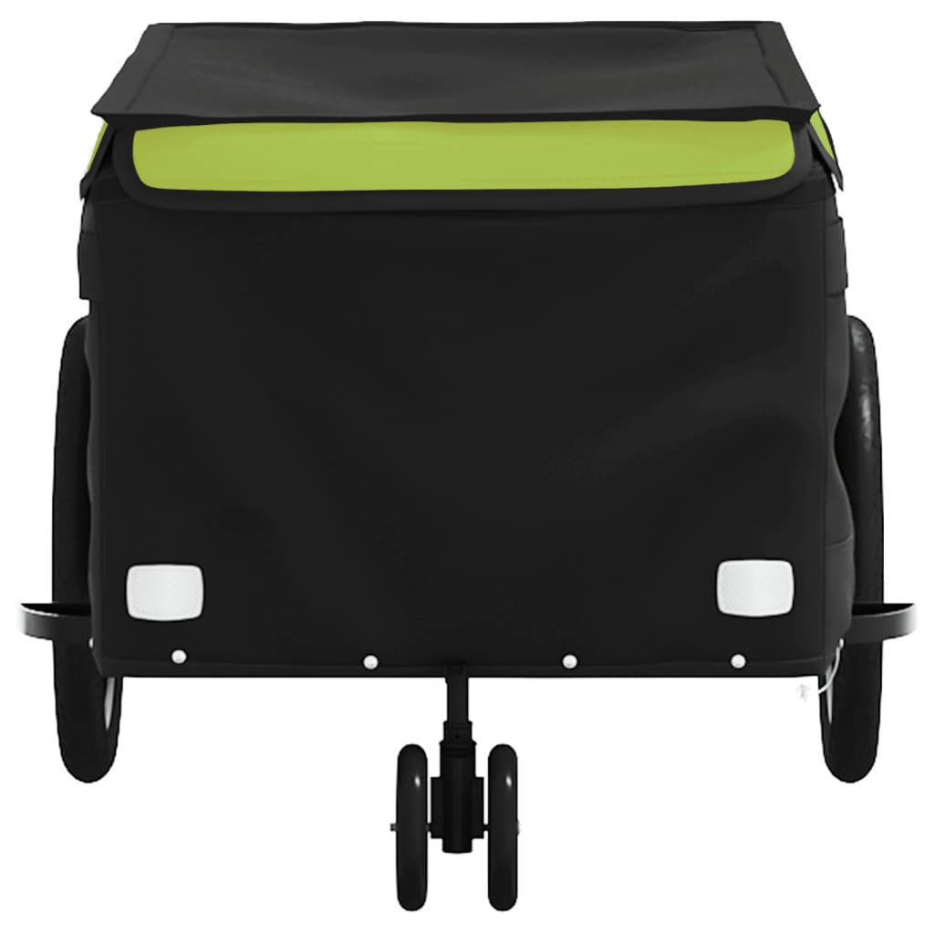 Fietstrailer 30 kg ijzer zwart en groen - AllerleiShop