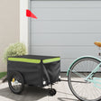 Fietstrailer 30 kg ijzer zwart en groen - AllerleiShop