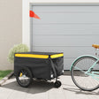 Fietstrailer 45 kg ijzer zwart en geel - AllerleiShop