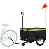 Fietstrailer 45 kg ijzer zwart en groen - AllerleiShop