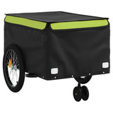 Fietstrailer 45 kg ijzer zwart en groen - AllerleiShop