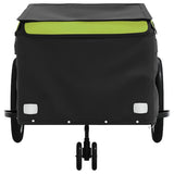 Fietstrailer 45 kg ijzer zwart en groen - AllerleiShop