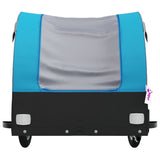 Fietstrailer 30 kg ijzer zwart en blauw - AllerleiShop