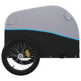 Fietstrailer 30 kg ijzer zwart en blauw - AllerleiShop