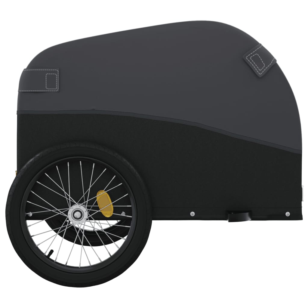 Fietstrailer 30 kg ijzer zwart