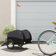 Fietstrailer 30 kg ijzer zwart