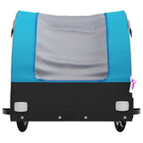 Fietstrailer 45 kg ijzer zwart en blauw - AllerleiShop