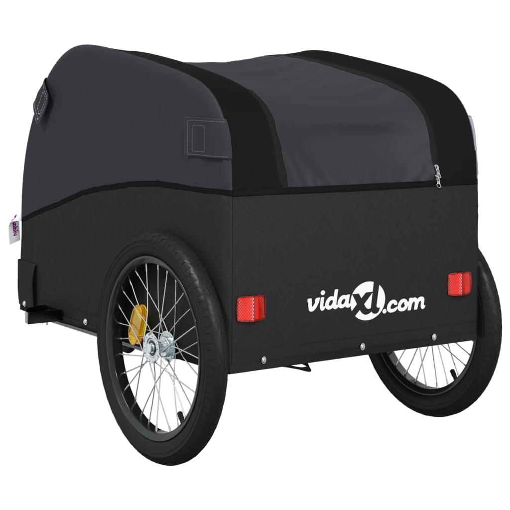 Fietstrailer 30 kg ijzer zwart - AllerleiShop