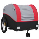 Fietstrailer 45 kg ijzer zwart en rood - AllerleiShop