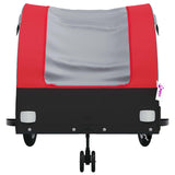 Fietstrailer 45 kg ijzer zwart en rood - AllerleiShop