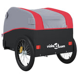 Fietstrailer 45 kg ijzer zwart en rood - AllerleiShop