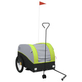 Fietstrailer 45 kg ijzer zwart en groen - AllerleiShop