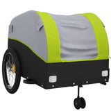 Fietstrailer 45 kg ijzer zwart en groen - AllerleiShop