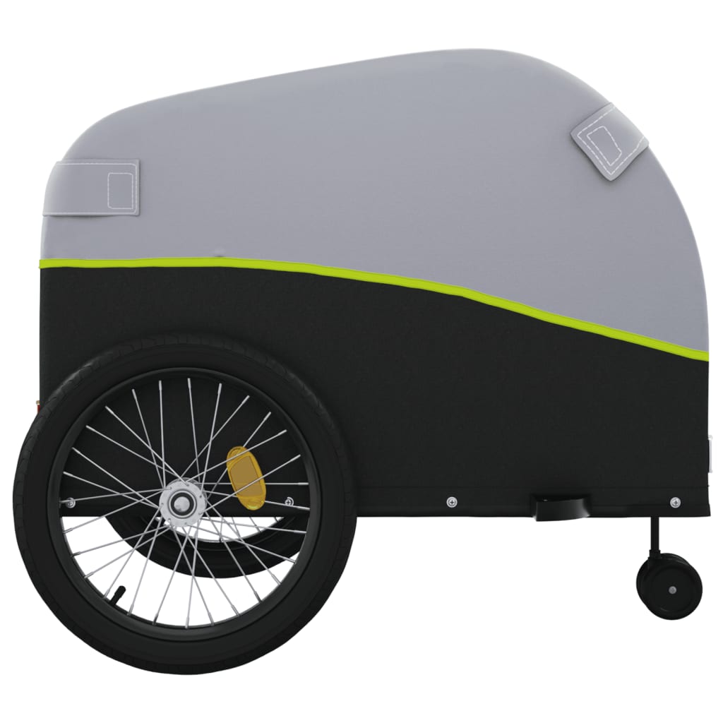 Fietstrailer 45 kg ijzer zwart en groen - AllerleiShop