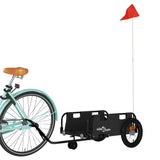 Fietstrailer oxford stof en ijzer zwart - AllerleiShop