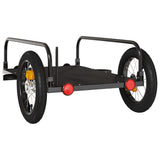 Fietstrailer 122x53x31 cm ijzer zwart - AllerleiShop