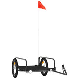 Fietstrailer 126x63x34 cm ijzer zwart - AllerleiShop