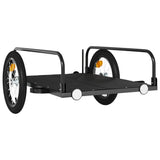 Fietstrailer 126x63x34 cm ijzer zwart - AllerleiShop