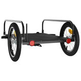 Fietstrailer 126x63x34 cm ijzer zwart - AllerleiShop