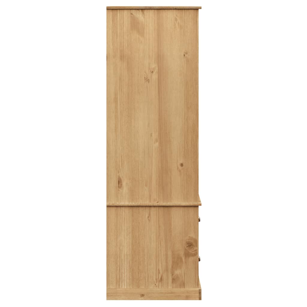 Kledingkast VIGO 90x55x176 cm massief grenenhout - AllerleiShop