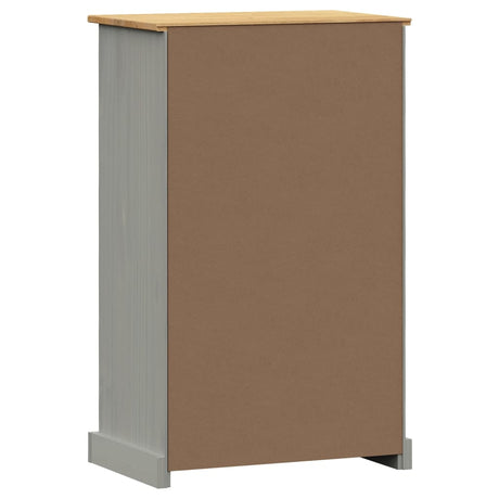 Schoenenkast VIGO 60x35x96 cm massief grenenhout grijs - AllerleiShop