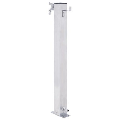 Waterzuil vierkant 60 cm roestvrij staal - AllerleiShop