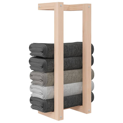 Handdoekenrek 23x18x60 cm massief grenenhout - AllerleiShop