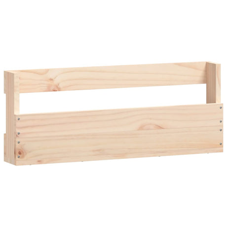 Wandschoenenrekken 2 st 59x9x23 cm massief grenenhout - AllerleiShop