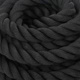 Battle rope 12 m 9 kg polyester zwart