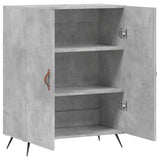 Dressoir 69,5x34x90 cm bewerkt hout betongrijs - AllerleiShop