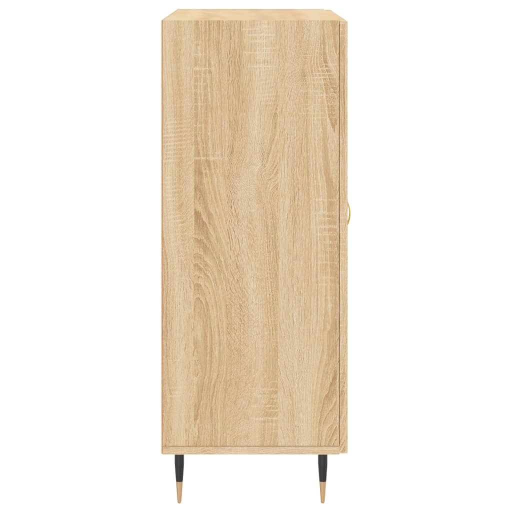 Dressoir 69,5x34x90 cm bewerkt hout sonoma eikenkleurig - AllerleiShop