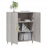 Dressoir 69,5x34x90 cm bewerkt hout grijs sonoma eikenkleurig - AllerleiShop