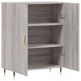 Dressoir 69,5x34x90 cm bewerkt hout grijs sonoma eikenkleurig - AllerleiShop