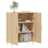 Dressoir 69,5x34x90 cm bewerkt hout sonoma eikenkleurig - AllerleiShop