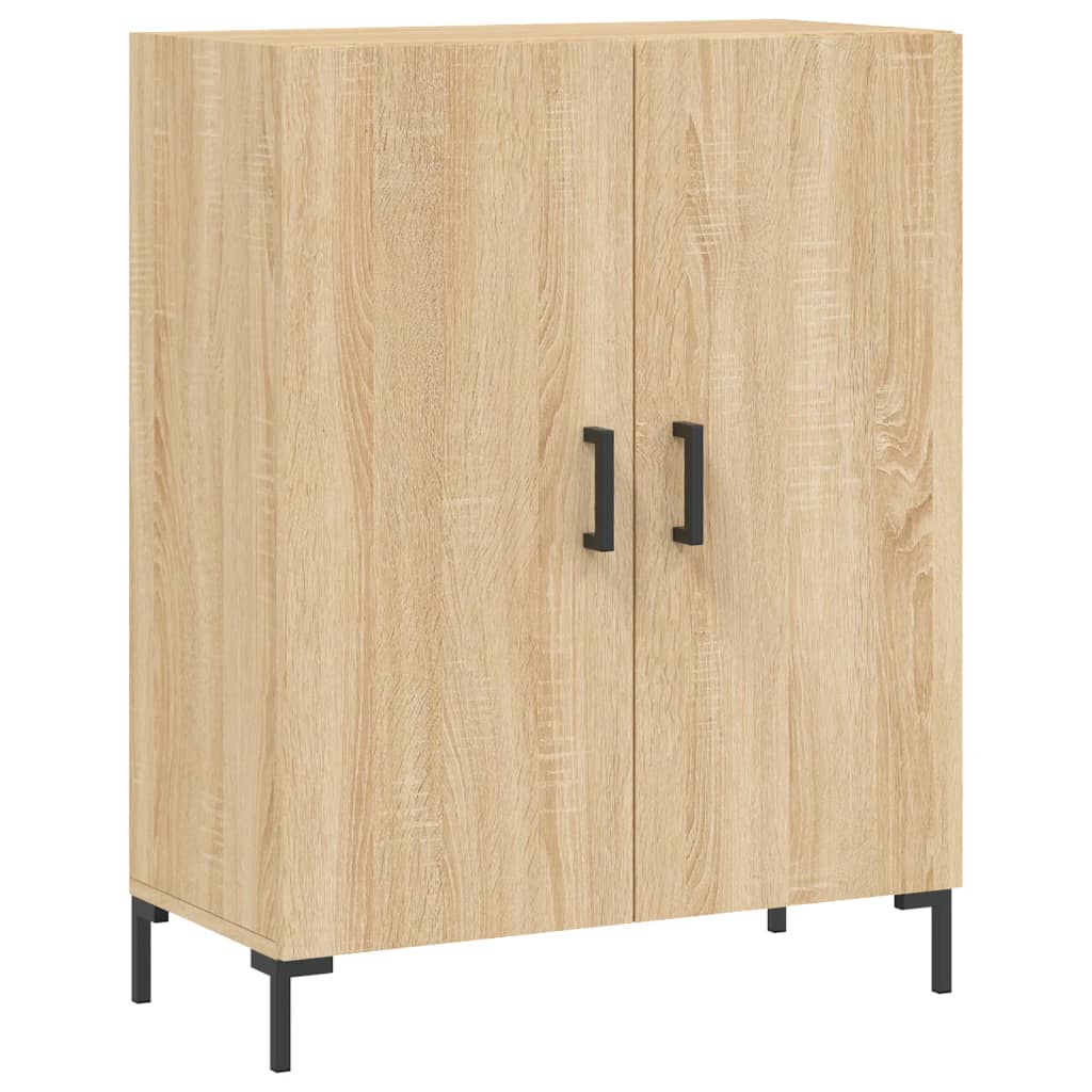 Dressoir 69,5x34x90 cm bewerkt hout sonoma eikenkleurig - AllerleiShop