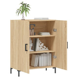 Dressoir 69,5x34x90 cm bewerkt hout sonoma eikenkleurig - AllerleiShop