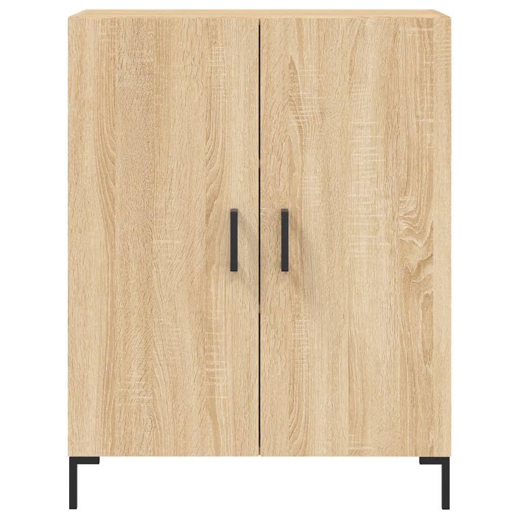 Dressoir 69,5x34x90 cm bewerkt hout sonoma eikenkleurig - AllerleiShop