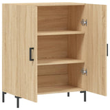 Dressoir 69,5x34x90 cm bewerkt hout sonoma eikenkleurig - AllerleiShop