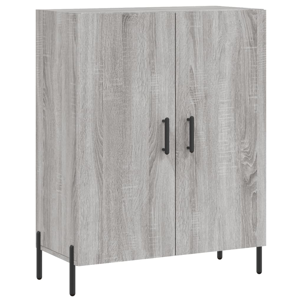 Dressoir 69,5x34x90 cm bewerkt hout grijs sonoma eikenkleurig - AllerleiShop